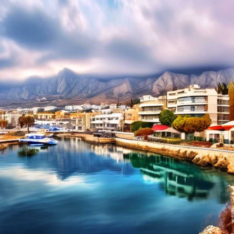 Kyrenia, Chypre du Nord : Une vue pittoresque de la ville côtière, pour illustrer le coût d'un séjour.