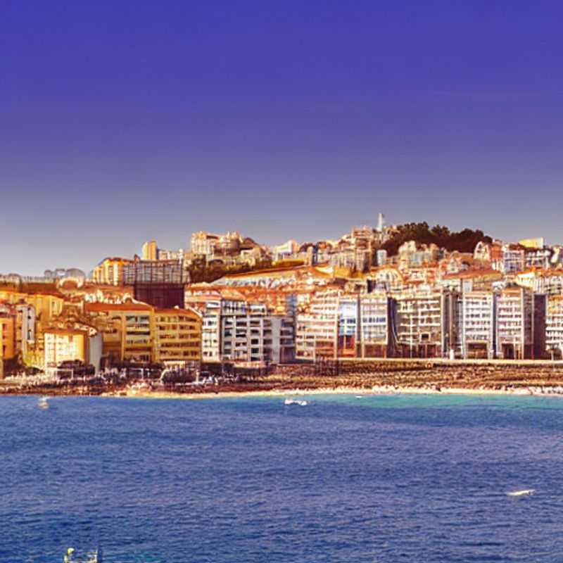 Here are a few options for alt text for an image of La Coruña, Spain, in a Spring Break article, each with a slightly different focus:
