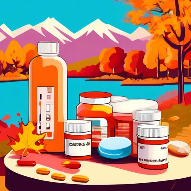 A close-up shot of a variety of personal medications in a travel-sized pill organizer, highlighting the importance of careful consideration when choosing the right medications for your trip.