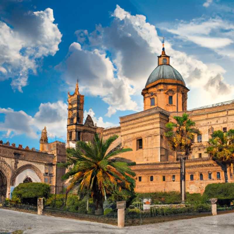 A lone traveler strolls through the vibrant streets of Palermo, Italy, on a 3-day winter adventure, immersing themselves in the city's rich history and delectable street food.