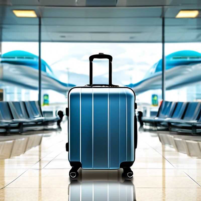 A clear, TSA-approved plastic bag with various travel essentials inside, showcasing its functionality for airport security checks.